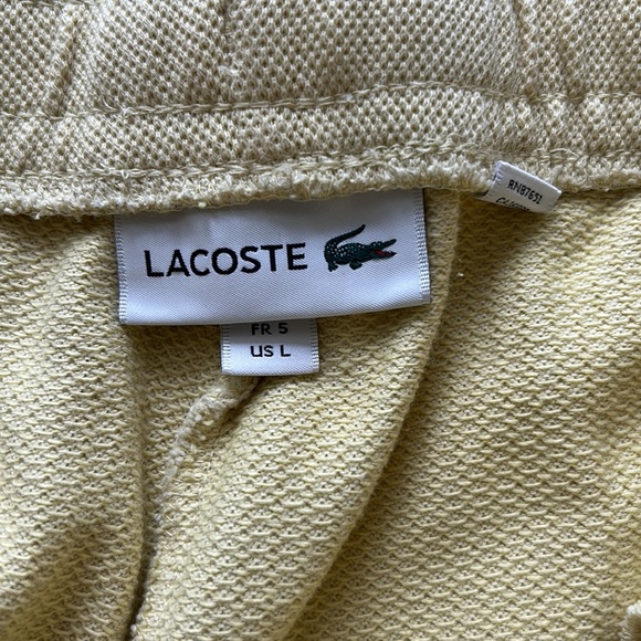 Lacoste Yellow Shorts - Picture 3 of 4